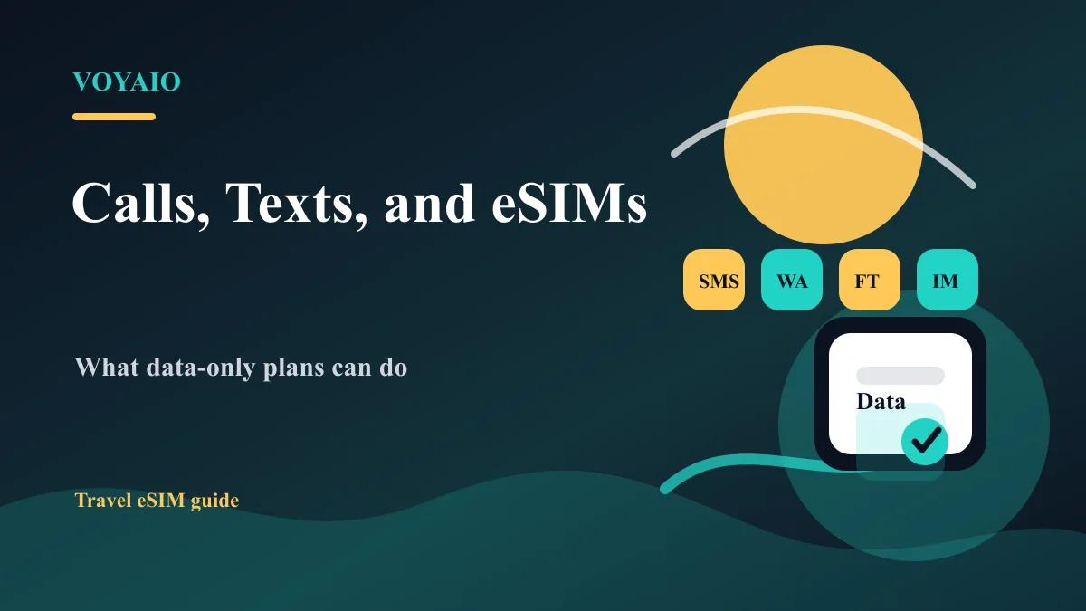 Does a Travel eSIM Include Calls and Texts? What Canadians Should Know