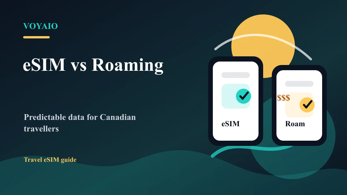 eSIM vs Roaming: Which Is Better for Canadian Travellers?